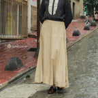 Sausan - Ankara Ayla Skirt - Rok Linen willaw Vintage Wanita