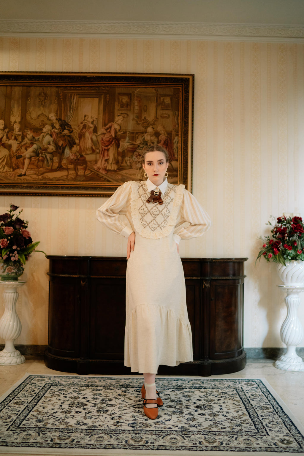 Sausan - Madeline Overall Dress
