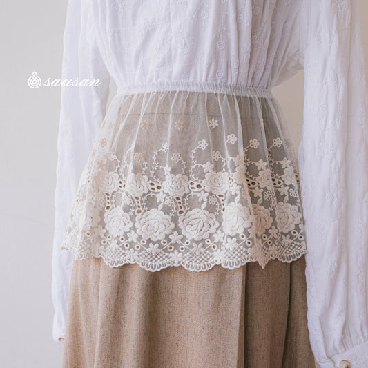 Elise lace skirt layered