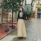 Sausan - Ankara Ayla Skirt - Rok Linen willaw Vintage Wanita