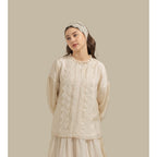 Waltzy Blouse - Atasan Blous Lace Shimmer Premium