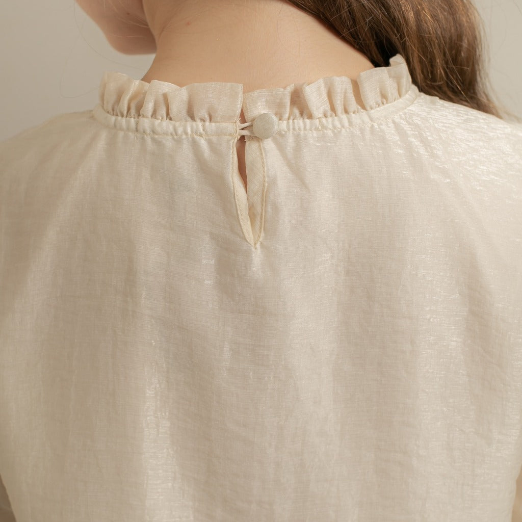 Waltzy Blouse - Atasan Blous Lace Shimmer Premium