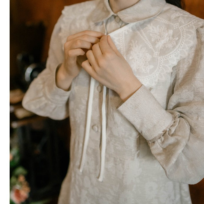 Sausan -  Ivory Isabell Dress - Dress Vintage Premium
