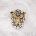 Sausan Brooch - Lila Laelia Brooch - Vintage Bros