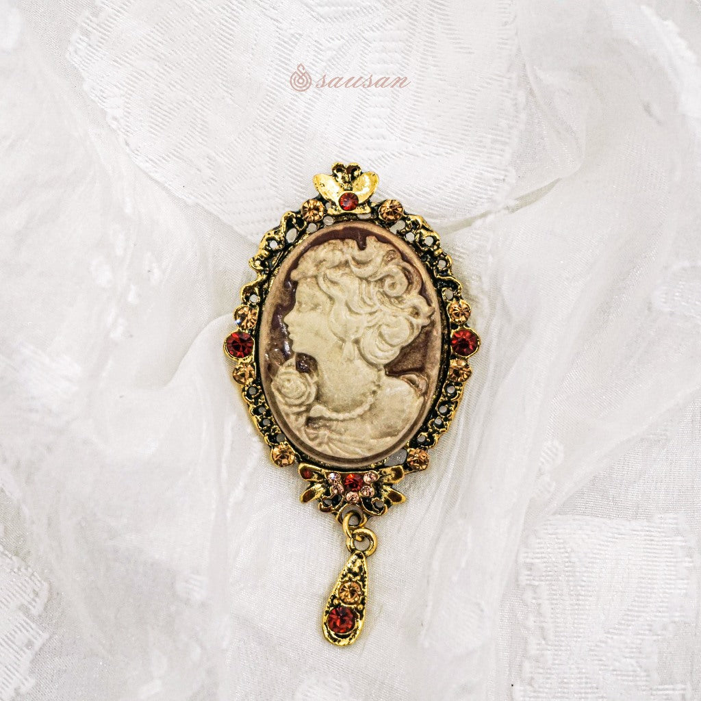 Sausan Brooch - Victoria Brooch - Vintage Aksesoris